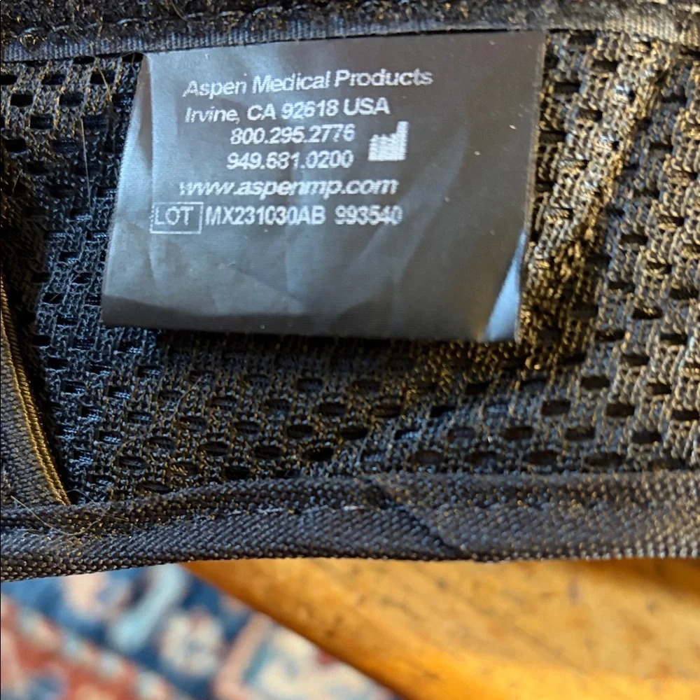 Black Support/Back Brace